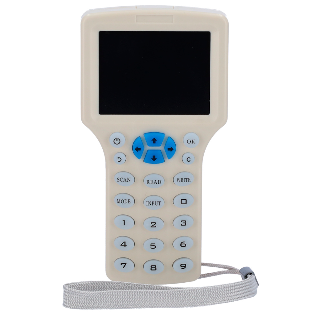 ENCODER-MFEM Dispositivo portátil ENCODER-MFEM para lectura y clonación de tarjetas RFID, con pantalla 3