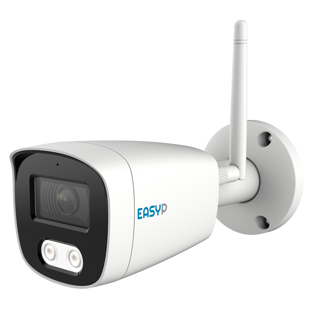 EP-IPB120A-4-WIFI6-camara-wifi Cámara EASY-P EP-IPB120A-4-WIFI6 de 4 Mpx con lente 2.8 mm, WiFi 6 y carcasa metálica, ideal para vigilancia exterior con inteligencia artificial