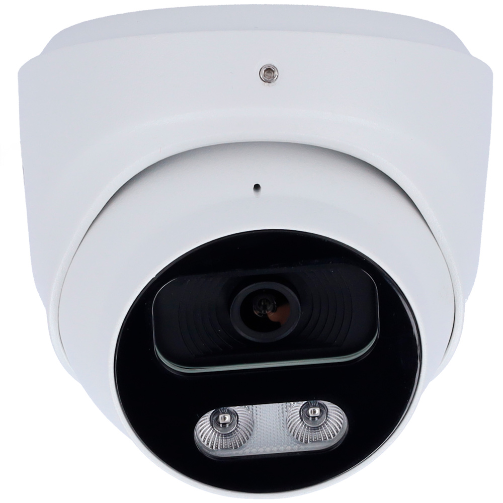 EP-IPT220A-4 | EASY-P Cámara turret IP Easy-P EP-IPT220A-4 con 4 Mpx, visión nocturna IR de 25 m, micrófono integrado y detección de movimiento inteligente. Protección IP67 y compatibilidad con ONVIF, Uniview y Hikvision