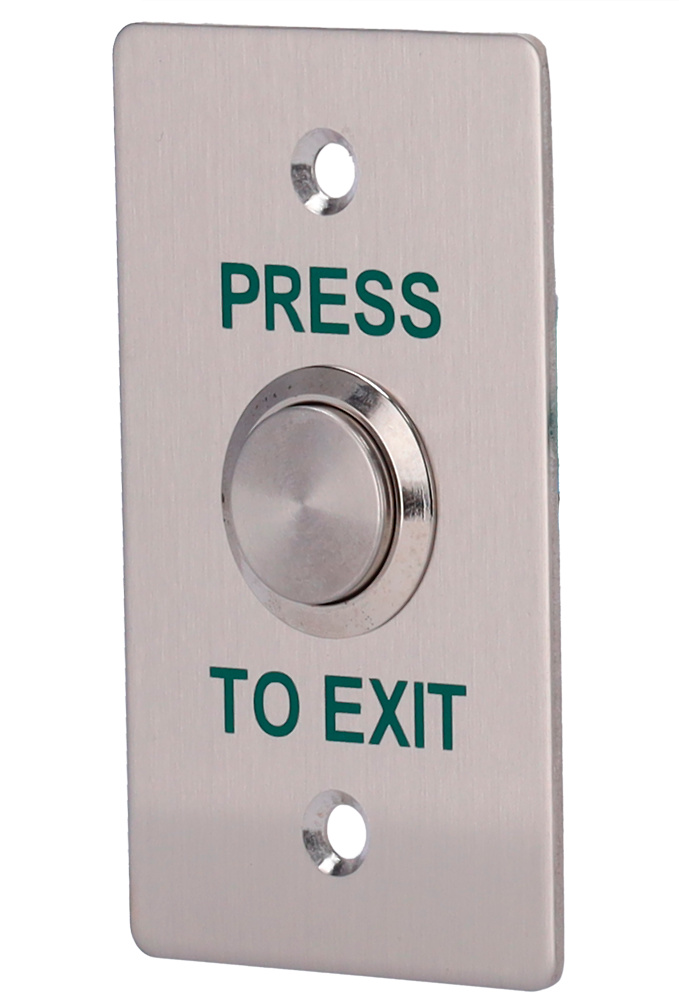 EXITBUTTON303-SLIM | Pulsador para liberación de Puertas | NO/NC/COM | Empotrado o superficie 