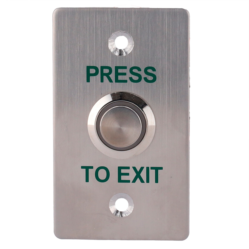 EXITBUTTON303-SLIM-LED | Pulsador con llave para liberación de Puertas | NC/NO/COM | Empotrado o superficie | Led indicador 