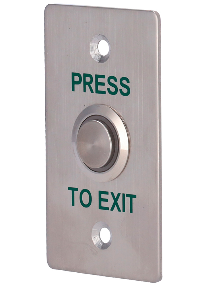 EXITBUTTON303-SLIM-LED | Pulsador con llave para liberación de Puertas | NC/NO/COM | Empotrado o superficie | Led indicador 