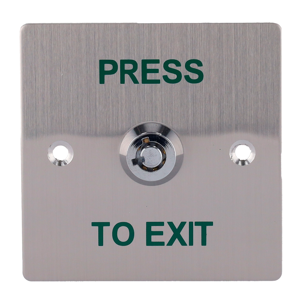 EXITBUTTON307 | Pulsador para liberación de Puertas | NO/NC/COM | Empotrado o superficie 