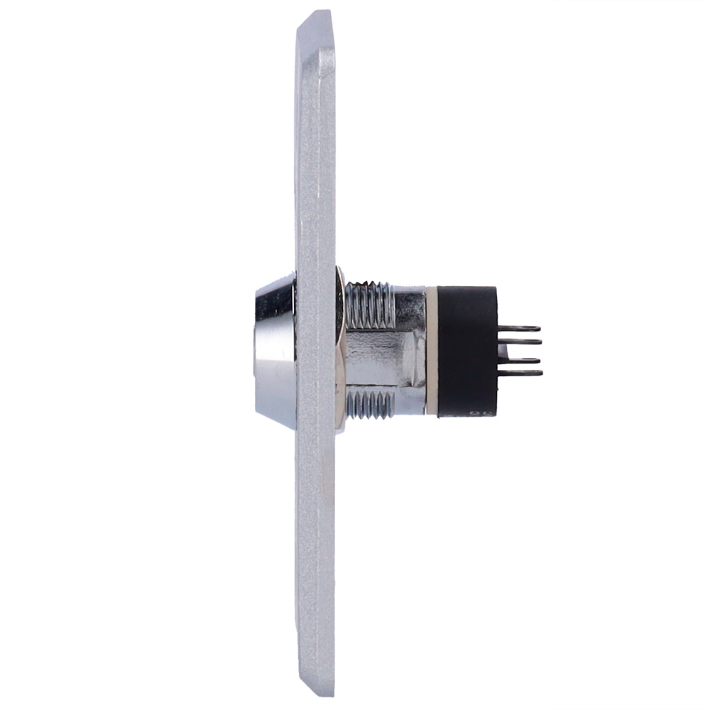 EXITBUTTON307-SLIM | Pulsador con llave para liberación de Puertas | NO/NC/COM | Empotrado o superficie 
