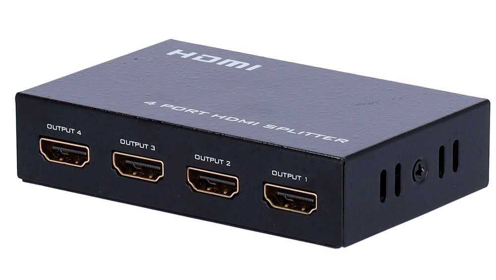 HDMI-SPLITTER-4-4K | Splitter de señal HDMI - 1 Entrada / 4 Salidas - 5V DC 