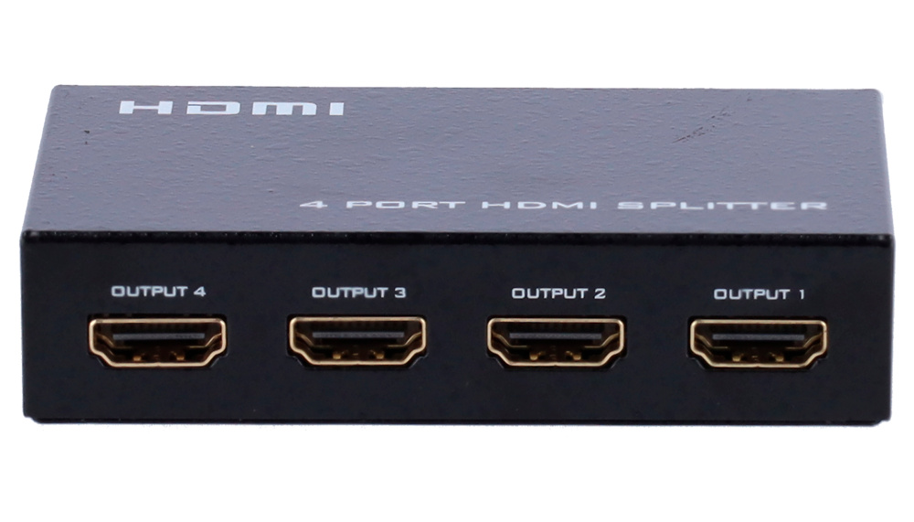 HDMI-SPLITTER-4-4K | Splitter de señal HDMI - 1 Entrada / 4 Salidas - 5V DC 