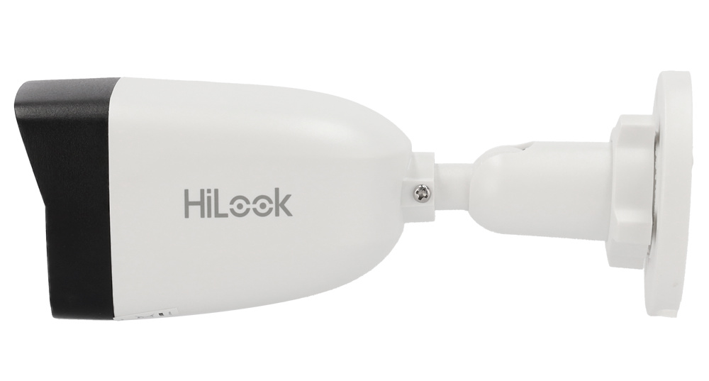 ipc-b140ha-lu-detalle Detalle técnico de la cámara HiLook IPC-B140HA-LU con micrófono integrado, compresión H.265+, ángulo de visión amplio y funciones inteligentes de detección de movimiento por humanos y vehículos