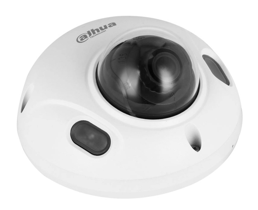 IPC-HDBW3241FP-AS-0280B-S2 | DAHUA - Cámara domo IP WizSense | 2 Mpx | Óptica fija de 2,8 mm | Smart IR 30 metros | Micrófono integrado | Alarmas 