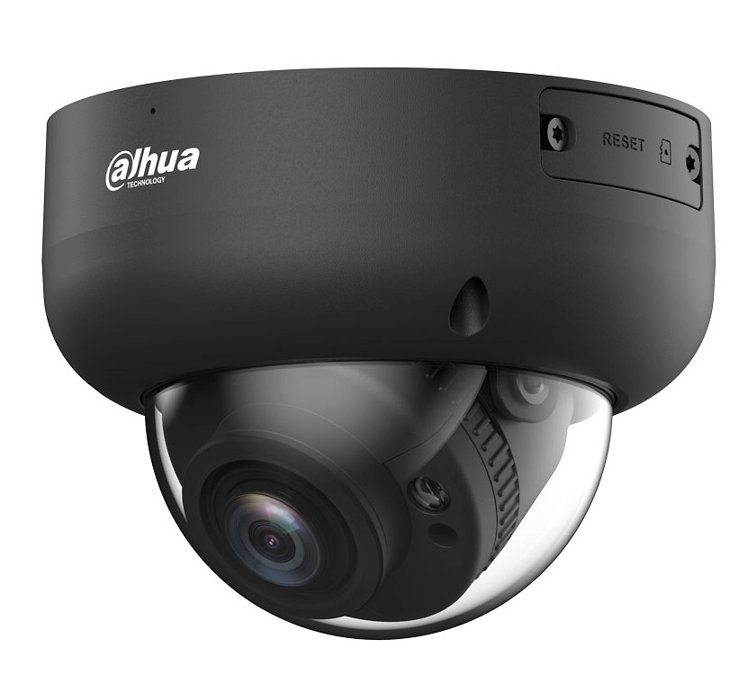 DAHUA WIZSENSE Cámara Domo IP Dahua IPC-HDBW3441RP-ZS-27135-S2-BLACK con 4 Mpx, lente motorizada 2.7-13.5 mm, IR 40 m, WDR 120 dB y protección IP67 e IK10