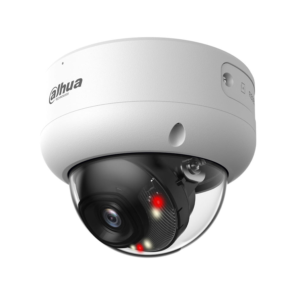 IPC-HDBW3849EP-S-IL-0280B  |  DAHUA  -   Cámara IP  WizSense  |  8 Mpx  |  Óptica fija 2,8 mm  |  Protección perimetral  | SMD 4.0  |  Smart Dual Light