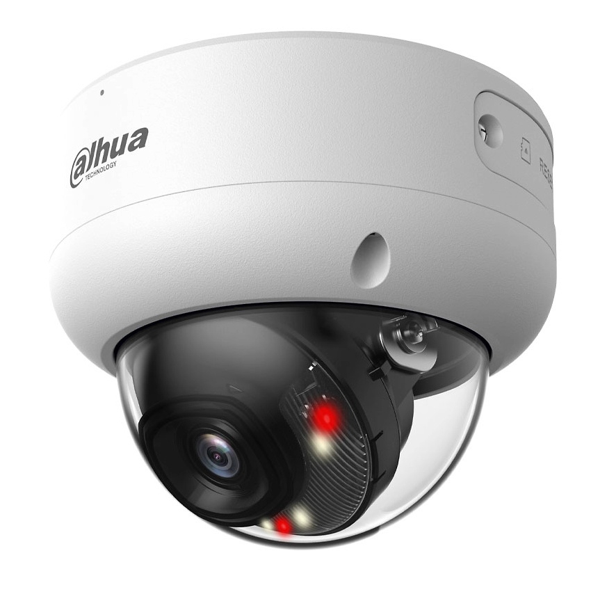 IPC-HDBW3849RP-ZS-IL-27135  |  DAHUA  -   Cámara domo IP WizSense  |  8 Mpx  |  Lente motorizada de 2,7~13,5 mm |  Smart Dual Light 40 metros  |  Micrófono integrado