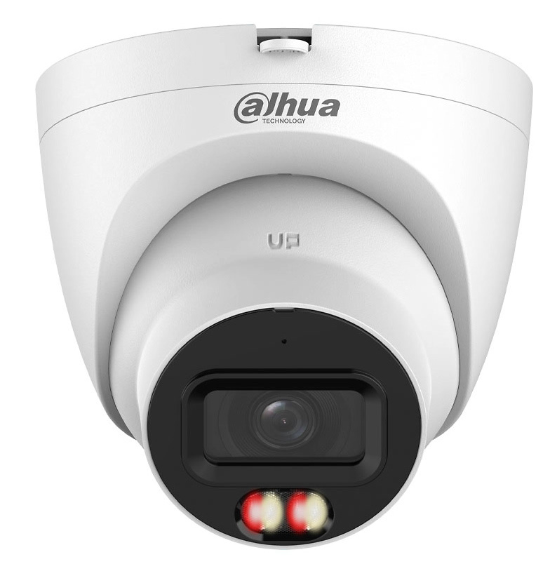 IPC-HDW21249TP-S-IL-0280B  |  DAHUA  -   Cámara domo IP WizSense  |  12 Mpx  |  Óptica Fija 2,8 mm  |  Smart Dual Light 30 metros  |  Micrófono y Altavoz integrado