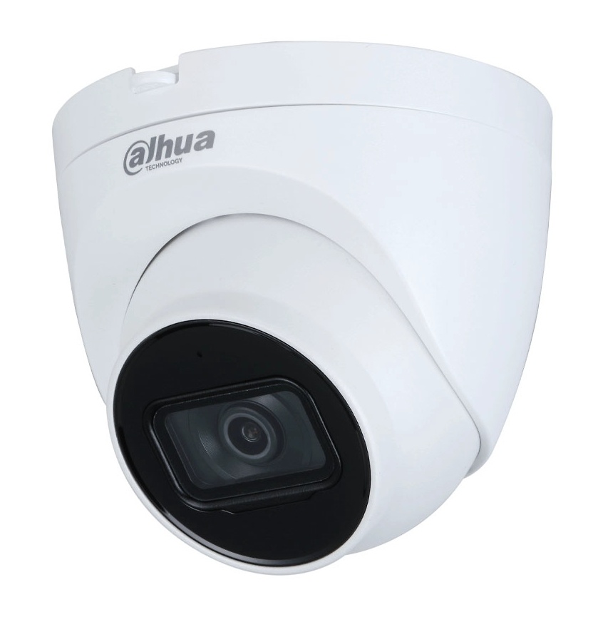 IPC-HDW2841TP-S-0280B  |  DAHUA  -   Cámara IP domo WizSense |  8 Mpx |  Lente Fija 2,8 mm  |  Smart IR 30 metros  |  Micrófono integrado