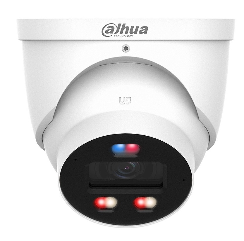 IPC-HDW3449HP-AS-PV-0280B-PRO  |  DAHUA  -   Domo IP WizColor con disuasión activa TiOC Pro | 4 Mpx  |  Óptica fija de 2,8 mm  |  Smart Dual Light 30 metros
