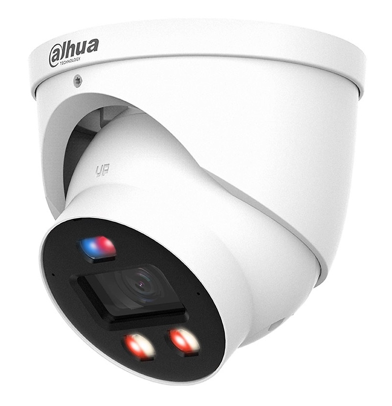 IPC-HDW3449HP-AS-PV-0280B-PRO | DAHUA - Domo IP WizColor con disuasión activa TiOC Pro | 4 Mpx | Óptica fija de 2,8 mm | Smart Dual Light 30 metros 