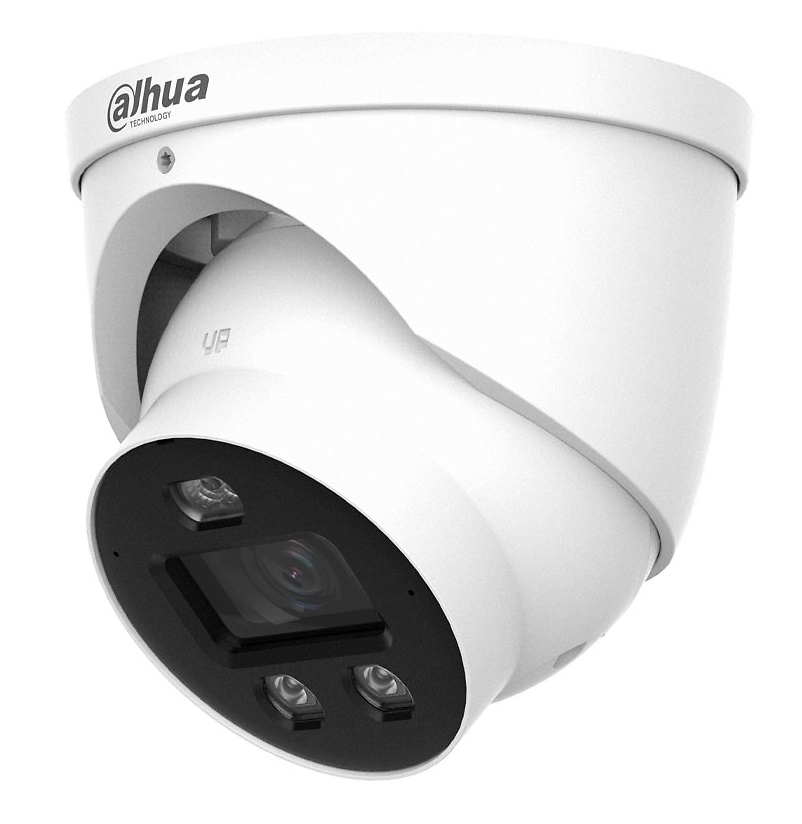 IPC-HDW3449HP-AS-PV-0280B-PRO | DAHUA - Domo IP WizColor con disuasión activa TiOC Pro | 4 Mpx | Óptica fija de 2,8 mm | Smart Dual Light 30 metros 
