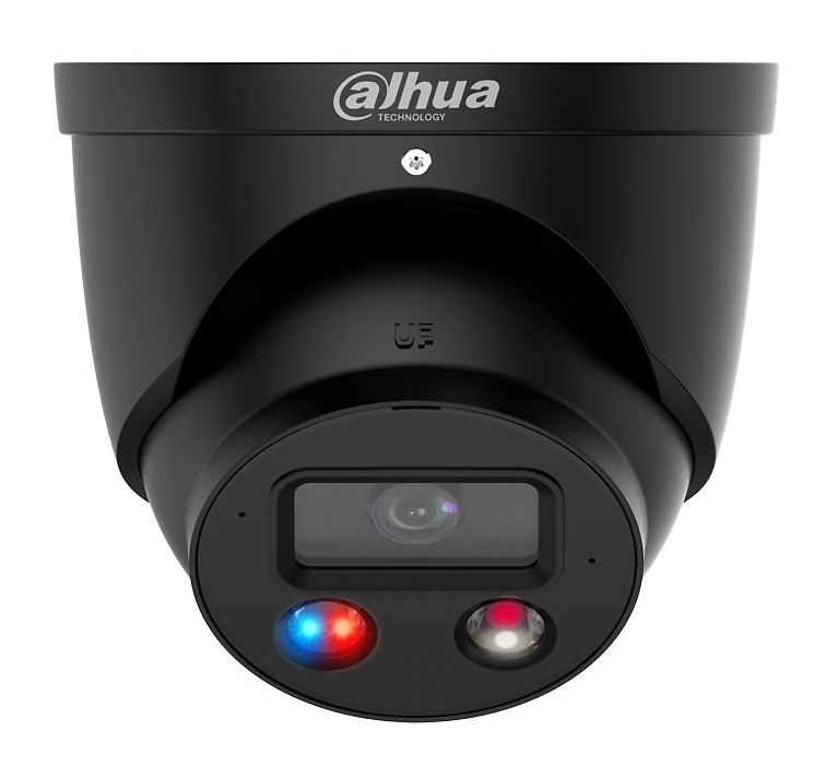 IPC-HDW3449HP-AS-PV-0280B-PRO-Black  |  DAHUA  -   Domo IP WizColor con disuasión activa TiOC Pro | 4 Mpx  |  Óptica fija de 2,8 mm  |  Smart Dual Light 30 metros