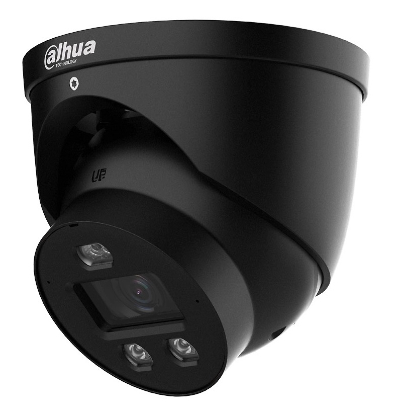 IPC-HDW3449HP-AS-PV-0280B-PRO-Black | DAHUA - Domo IP WizColor con disuasión activa TiOC Pro | 4 Mpx | Óptica fija de 2,8 mm | Smart Dual Light 30 metros 
