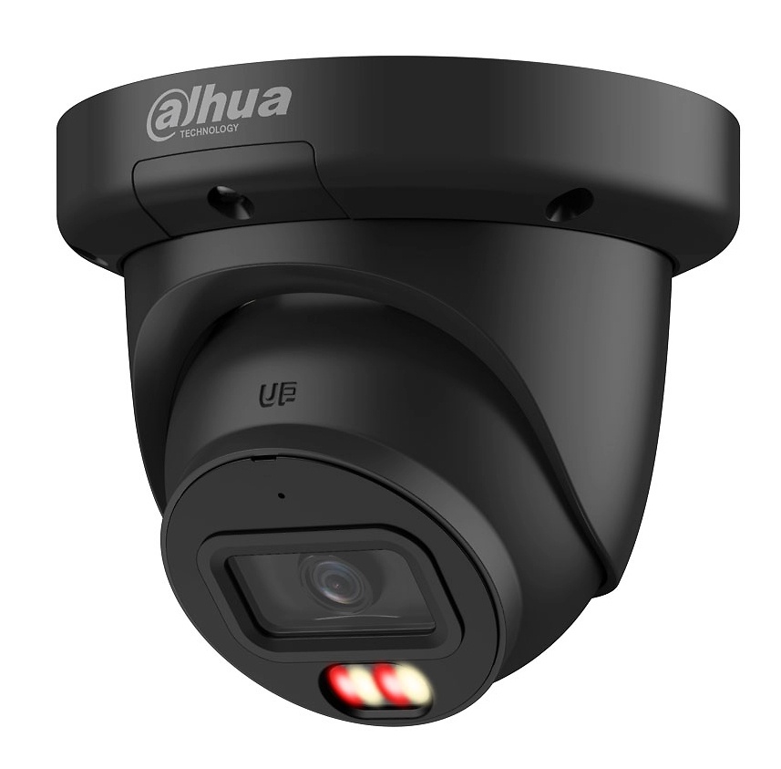 IPC-HDW3849QMP-S-IL-0280B-BLACK  |  DAHUA  -   Cámara IP Wizsense | 8 Mpx  |  Óptica fija 2,8 mm  | Smart Dual Light 30 metros  |  Micrófono integrado