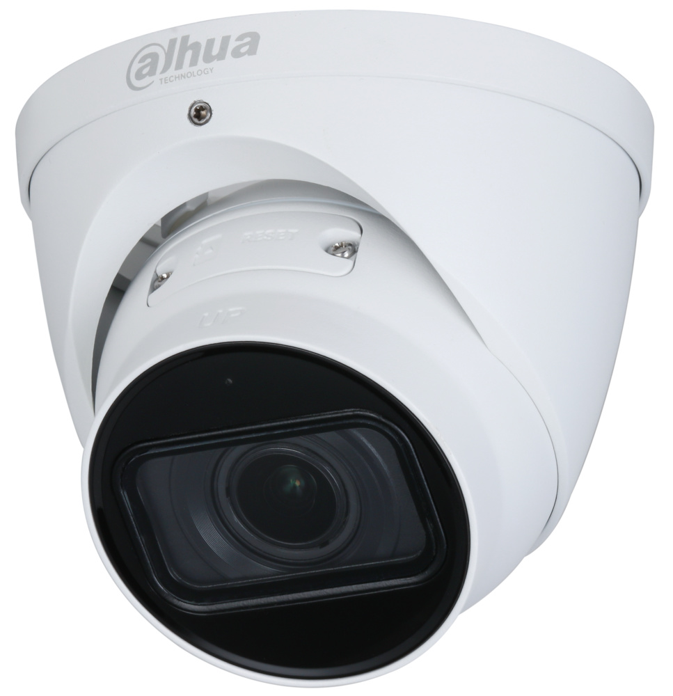 DAHUA IP DOMO WizMind Cámara IPC-HDW5442TP-ZE-2712-S3 con resolución 4 Mpx, detección de personas y vehículos, almacenamiento en microSD 512 GB y protección IP67 para exteriores