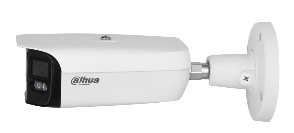 IPC-PFW5849P-A180-E2-ASTE-0360B | DAHUA - Cámara compacta IP WizMind Full Color StarLight | 4 Mpx | Óptica fija | Smart Light 40 metros | Inteligencia IVS | Micrófono Integrado 