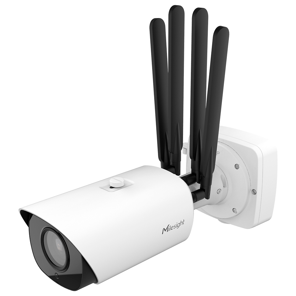 MS-C8266-X4GPE-MILESIGHT Milesight MS-C8266-X4GPE con diseño Bullet Pro, zoom óptico 4X y visión IR de 180 m, ideal para vigilancia profesional en exteriores