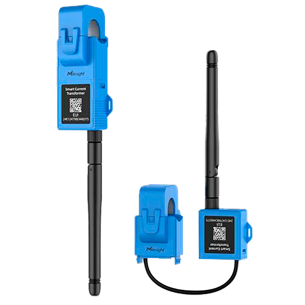 Medidor IoT Milesight Medidor IoT Milesight MS-CT103-868M con pinza CT para corrientes de hasta 250 A, comunicación LoRaWAN 868MHz y configuración NFC. Autoalimentado, instalación rápida y no invasiva. Ideal para control energético en cuadros eléctricos y sistemas industriales de gestión de consumo