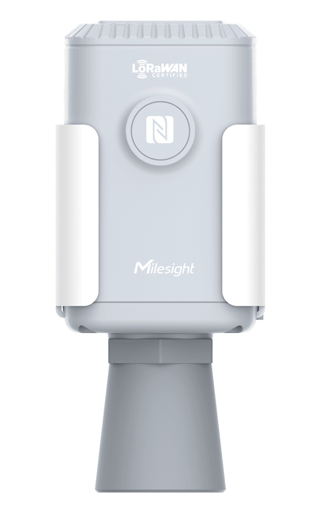 MS-EM500-UDL-868M | MILESIGHT El sensor ultrasónico de distancia IoT LoRaWAN MILESIGHT modelo MS-EM500-UDL-868M es una solución precisa y duradera para control, vigilancia y seguridad en exteriores. Diseñado para la detección sin contacto, es ideal para monitorear niveles en agua, nieve, almacenes de grano, tanques y más. Con un rango de detección de hasta 8 metros, ofrece flexibilidad en diversas aplicaciones industriales. Su batería de 10 años y comunicación en frecuencia 868MHz con alcance de hasta 10 km en visión directa aseguran un monitoreo continuo y confiable. La configuración es sencilla a través de NFC y app móvil, y su diseño IP67 garantiza resistencia en entornos difíciles