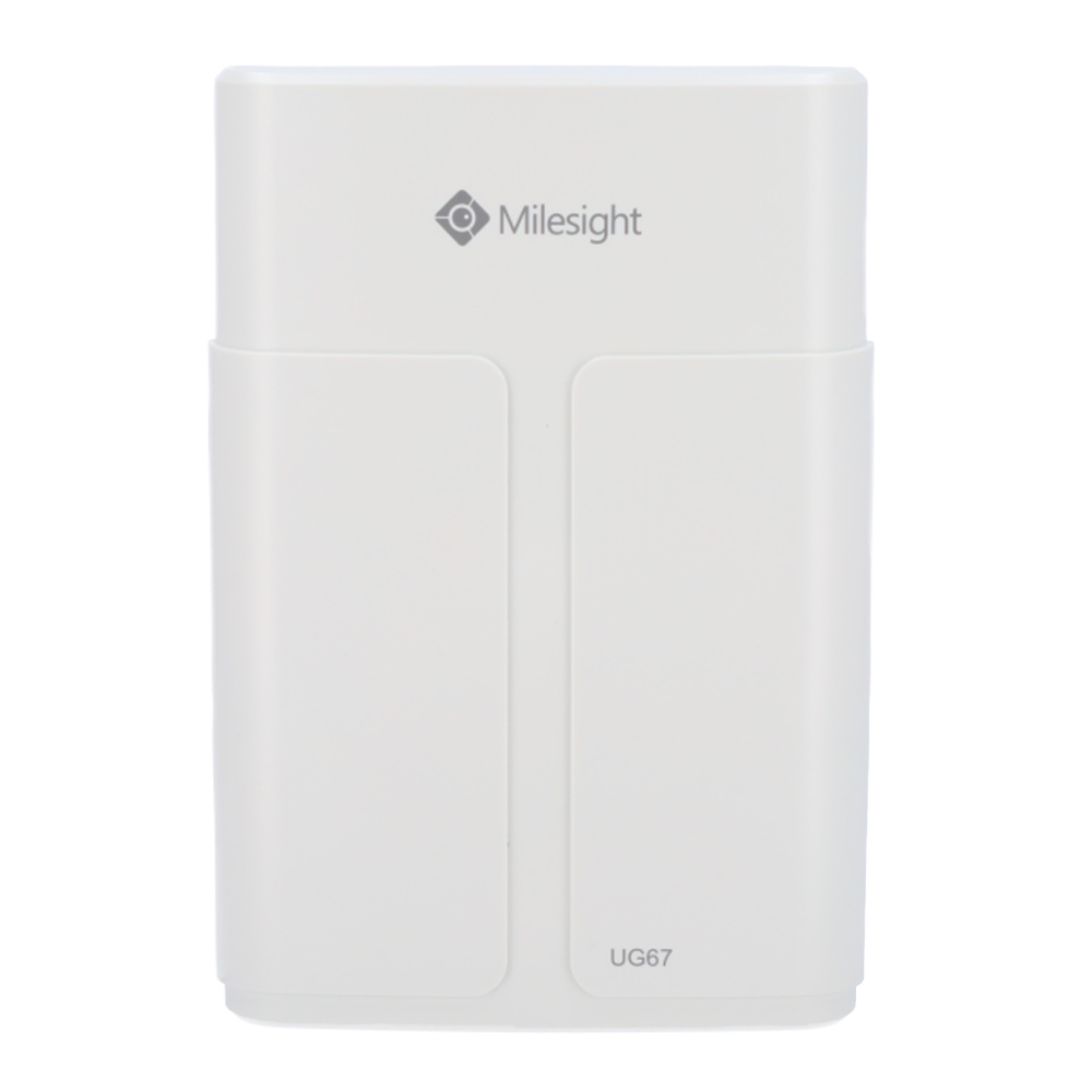 MILESIGHT Milesight UG67-868M, gateway IoT LoRaWAN con 8 canales, alcance de hasta 15 km, WiFi, Ethernet y GPS. Diseño IP67 para exteriores