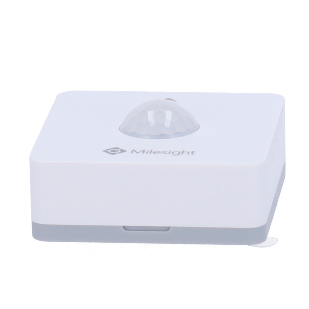 IoT MILESIGHT Detector PIR e iluminación Milesight MS-WS202-868M con alta precisión y largo alcance. Diseñado para entornos industriales o comerciales, combina tecnología inalámbrica LoRaWAN y configuración NFC rápida. Sensor resistente al agua y a impactos, ideal para automatizar tareas según presencia o luminosidad ambiental