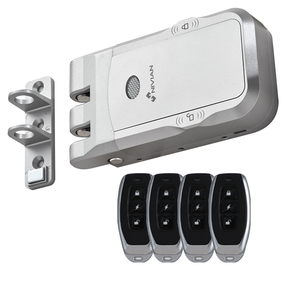 NV-REMOTEBOLT | IMOU - Cerrojo de puerta invisible con conexión RF | Tecnología Big Motor | Incluye 4 mandos remotos 