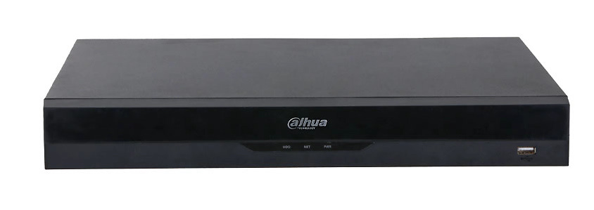 NVR5232-8P-EI2 | DAHUA - Grabador NVR WizSense de 32 canales IP | 8 puertos PoE | 448 Mbps | AcuPick - SMD Plus - Detección facial y EPI 
