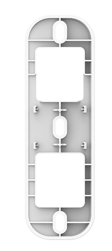 PFA7751-DAHUA-soporte Soporte Dahua PFA7751 con inclinación 15° para videotimbres; pieza de plástico compacta para pared que mejora el encuadre y la cobertura del acceso