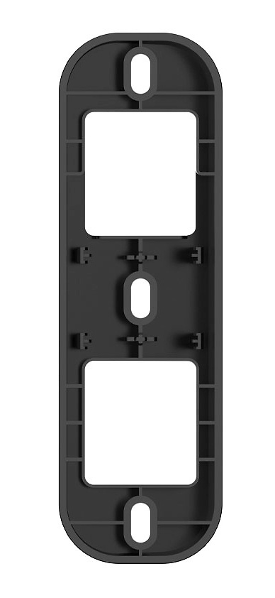 PFA7751-B-DAHUA-soporte Soporte Dahua PFA7751-B con inclinación 15° para videotimbres; pieza de plástico compacta para pared que mejora el encuadre y la cobertura del acceso