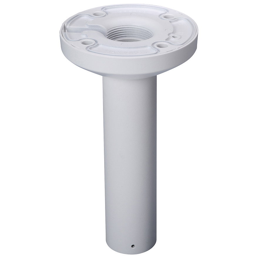PFB300C-Adaptador-DAHUA-X-SECURITY El soporte de montaje PFB300C de DAHUA / X-Security, diseñado para cámaras de videovigilancia, es la solución perfecta para instalaciones exteriores. Fabricado en acero inoxidable, garantiza resistencia a las inclemencias del tiempo y una instalación segura y confiable