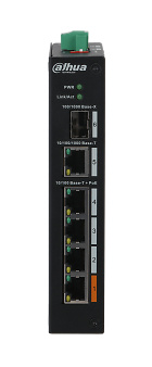 PFS3106-4ET-60-V2 | DAHUA - Switch PoE de 4 puertos | Carril DIN | 100Mbps + 2 puertos combo Gigabit 