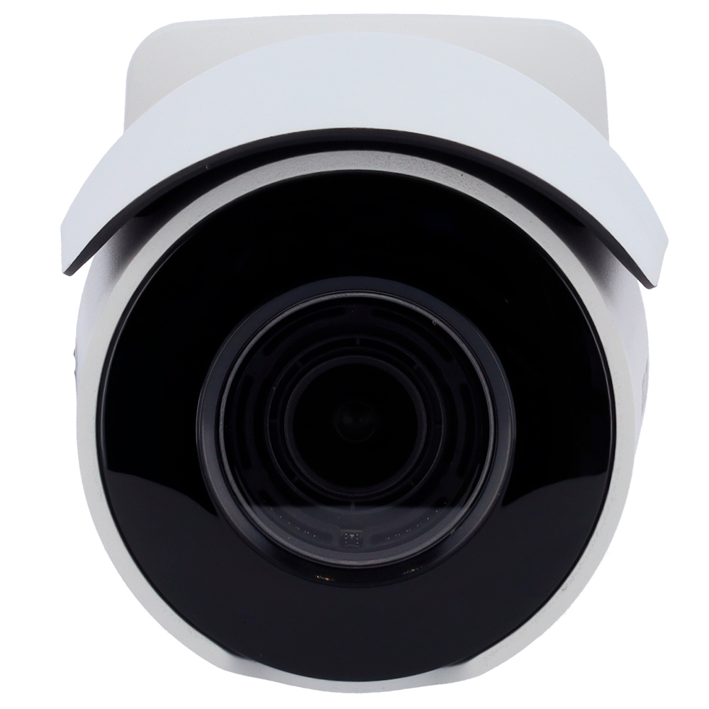 PL-SRXP4-2V10-EBT-IR | PELCO - Cámara Bullet IP | 2 Mpx | Lente motorizada 3.4 ~10.5mm | Analíticas de video integradas 