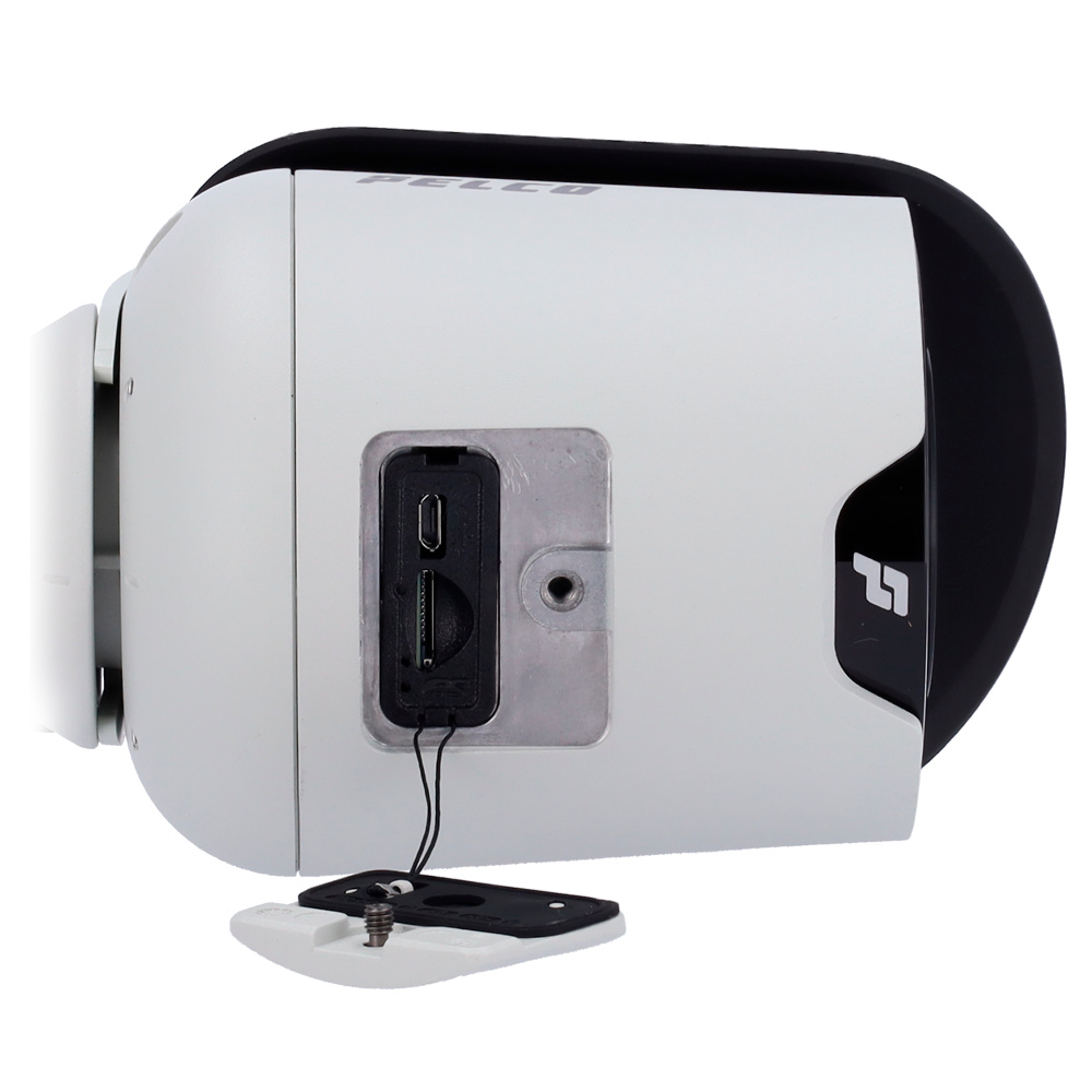 PL-SRXP4-5V40-EBT-IR | PELCO - Cámara Bullet IP | 5 Mpx | Lente motorizada 3.4 ~10.5mm | Analíticas de video integradas 