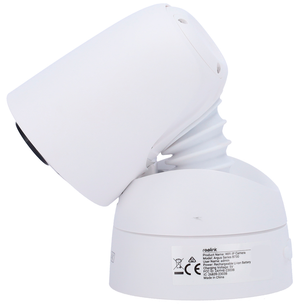 RL-ARGUS-B730-W | Reolink - Camara IP WiFi a Batería Argus B730 | 8 Mpx | Seguimiento & Zoom automáticos | Leds IR 10 metros | Audio Bidireccional (micrófono y altavoz integrados) 