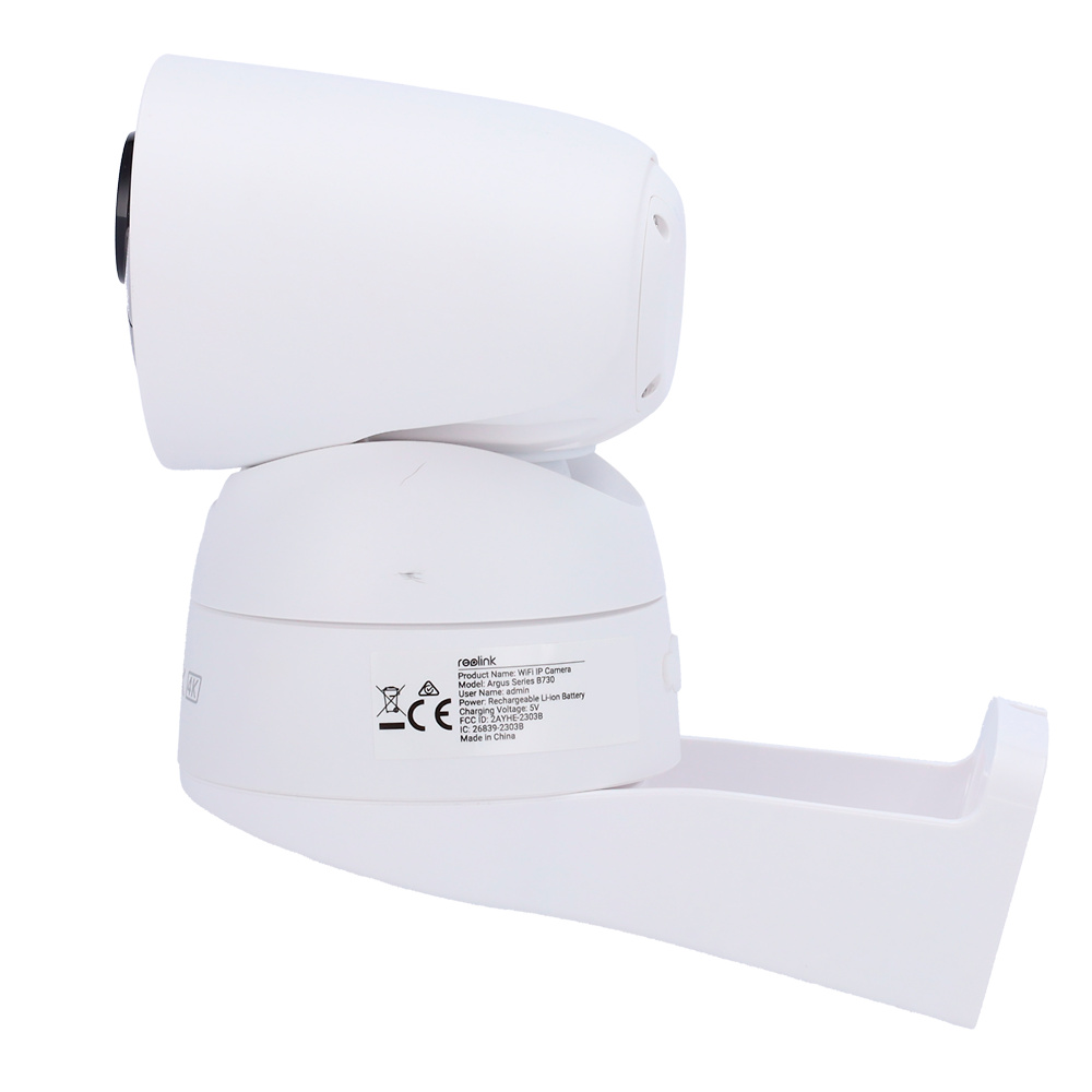 RL-ARGUS-B730-W | Reolink - Camara IP WiFi a Batería Argus B730 | 8 Mpx | Seguimiento & Zoom automáticos | Leds IR 10 metros | Audio Bidireccional (micrófono y altavoz integrados) 
