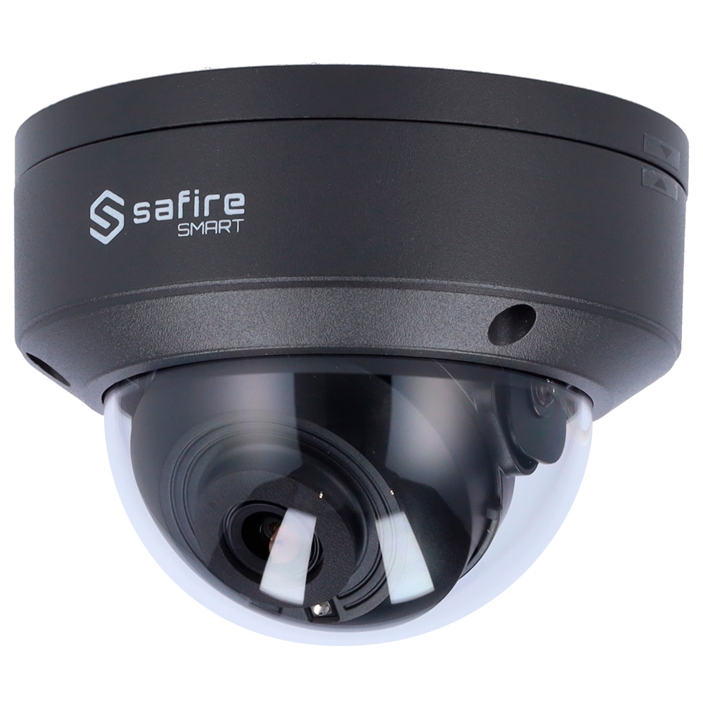 SF-IPD040-4B1-GREY | SAFIRE - Cámara Domo IP | 4 Mpx | Lente 2,8 mm | Leds IR 30 metros 