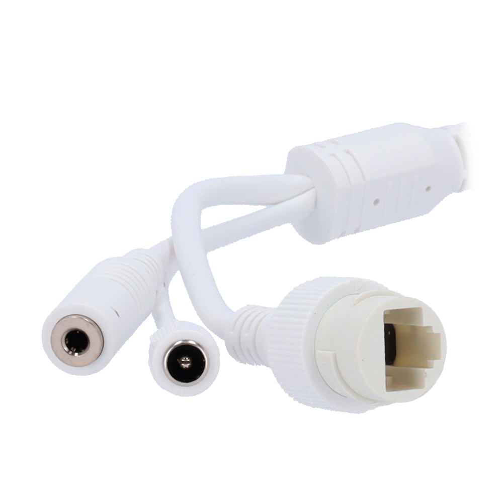 SF-IPT020A-4E1-NIGHTPRO | SAFIRE - Cámara Turret IP con AI-ISP | 4 Mpx | Lente Fija 2.8 mm | Leds IR duales 30 metros (luz blanca) | Micrófono integrado 