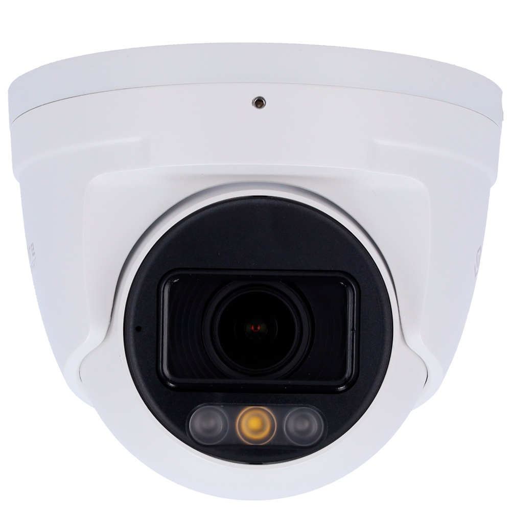 SAFIRE SMART DUAL LIGHT La Safire Smart SF-IPT511ZA-4B1-DL ofrece 4 Mpx, lente motorizada 2.8~12 mm, iluminación IR 50 m y luz blanca 30 m. Con detección de intrusión, micrófono y PoE, es ideal para exteriores