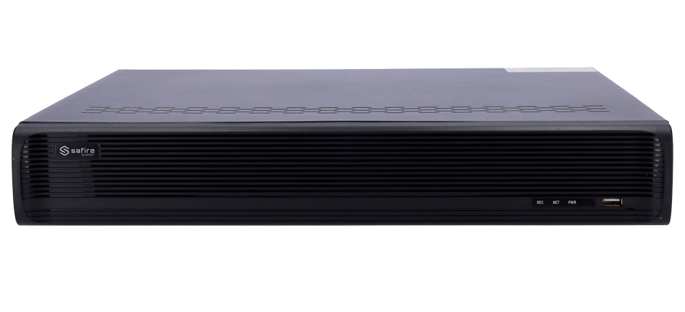 SF-NVR8432A-B2 | SAFIRE - Grabador NVR de 32 canales IP | 320 Mbps | Resolución Max. 12 Mpx | Alarmas 
