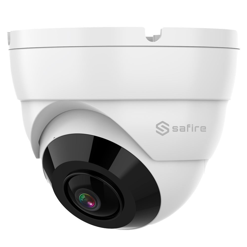 SF-T180-2E-WIDE   |  SAFIRE  -  Cámara Turret 4 en 1 Gama Eco  |  2 Mpx  |  Lente panorámica 180º  1,8 mm  |  Leds IR 20 metros