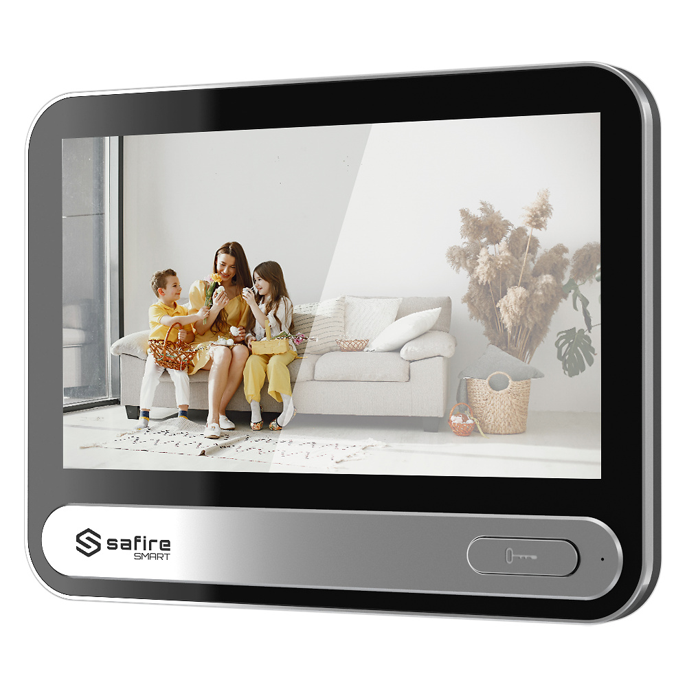 SF-VIDISP11-7WIP-SAFIRE-SMART-MONITOR Monitor Safire Smart frontal con pantalla IPS táctil de 7