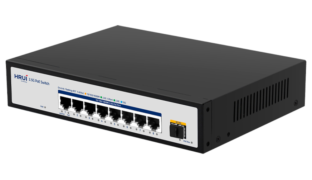 SW98HIPOE-2AZXF-150-V2-switch-general Vista general del switch SW98HIPOE-2AZXF-150-V2 con conectividad Multi-Gigabit, puerto SFP de alta velocidad y alimentación PoE. Perfecto para entornos donde se requiere estabilidad, seguridad y expansión eficiente de red