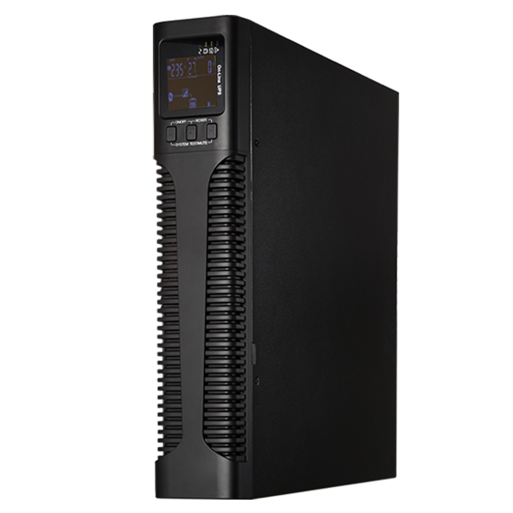 UPS1000VA-ON-2-RACK-sai-ups UPS1000VA-ON-2-RACK es un SAI online compacto con 1000 VA de potencia, 2 salidas protegidas, batería de 12V y 9.5 Ah, ideal para racks y entornos industriales