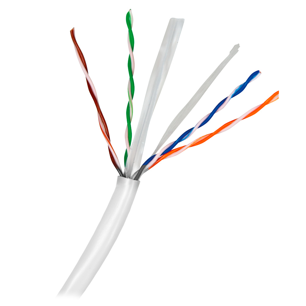 UTP6-100-H-24AWG | Cubierta exterior LSZH - libre de halógenos El Safire UTP6-100-H-24AWG es un cable UTP Categoría 6 de 100 metros con conductor cobre 99.9% puro, 24 AWG (0.5 mm) y cubierta LSZH libre de halógenos. Soporta velocidades de 1 Gbps y cumple con certificación Fluke 90m.