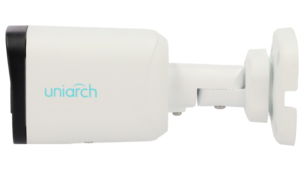 UV-IPC-B124-APF40K | UNIARCH - Cámara IP Bullet | 4 Mpx | Lente Fija 4 mm | Leds IR 30 metros | Micrófono integrado 
